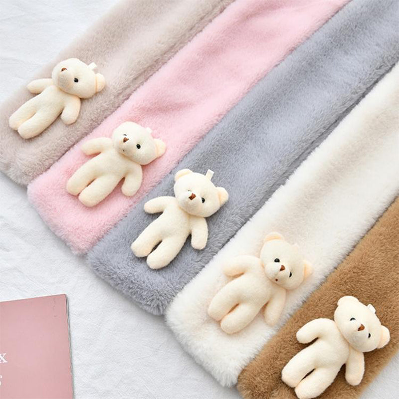 Hjemix | Sweet Bear Plush Bib For Adults And Children
