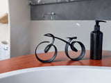 Hjemix | Elegant minimalist sykkelskulptur trådramme stil