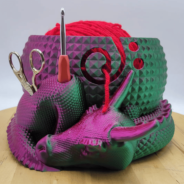 Hjemix | Stor Fantasi Drage og Egg Fantasi Bolle Strikking eller Hekling Bolle