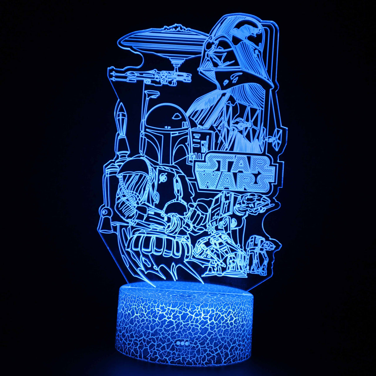 Hjemix | Star Wars 3D Optisk Illusjon Lampe