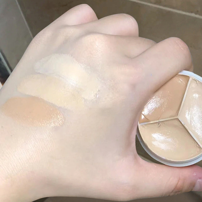 Hjemix | Tri-Farge Concealer Palette for Akne Flekkene og Mørke Sirkler