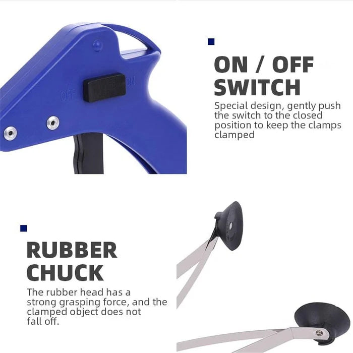 Hjemix | Folds langt håndtak aluminium legering objekt plukker