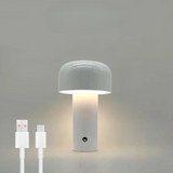 Hjemix | Frendorf - Oppladbar sopp LED bordlampe for en koselig atmosfære