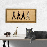 Hjemix | The Beatles innrammet Abbey Road portrett