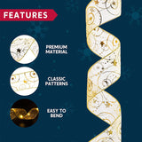 Hjemix | Bånd Juletrær dekorative lys