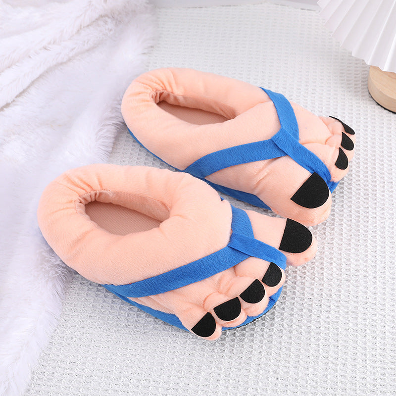 Hjemix | Morsomme fotplush novitetssandaler