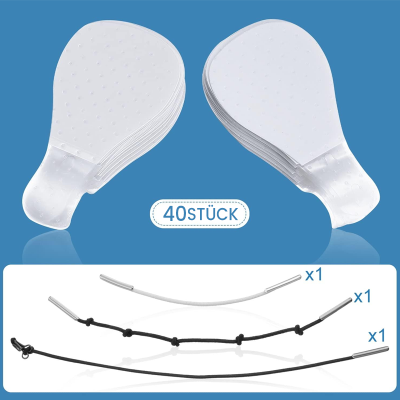 Hjemix | Vanntette og usynlige ansiktsløftningsklistermerker, 120 stykker