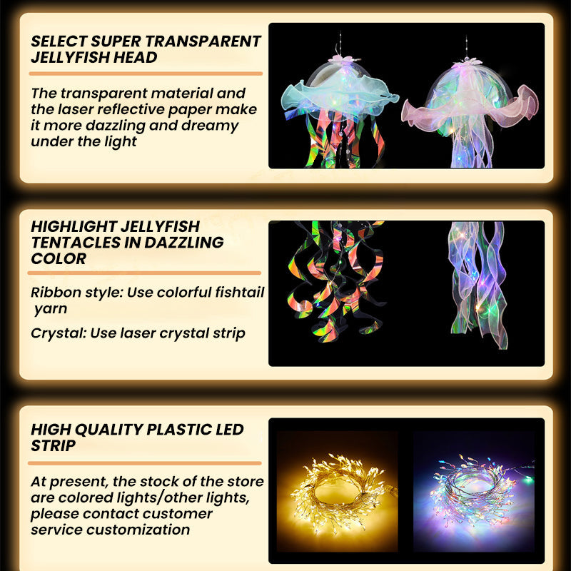 Hjemix | Bånd-maneter-lampe