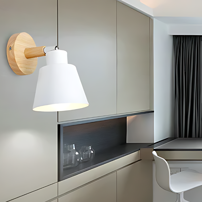 Hjemix | ScandiLamp | Minimalistisk LED Vegglampe i Skandinavisk Design