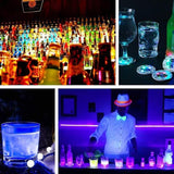 Hjemix | LED lysende flaske klistremerker og coasters