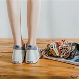 Hjemix | Sesamstraat broderte crew sokker (10 par)