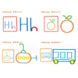 Hjemix | Montessori Barns Puslespill Logikktrening Ring Spill