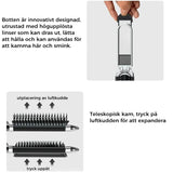 Hjemix | MirrorFlex Reise Speil Hårbørste | Sammenleggbar & Kompakt | Praktisk Styling på Farten