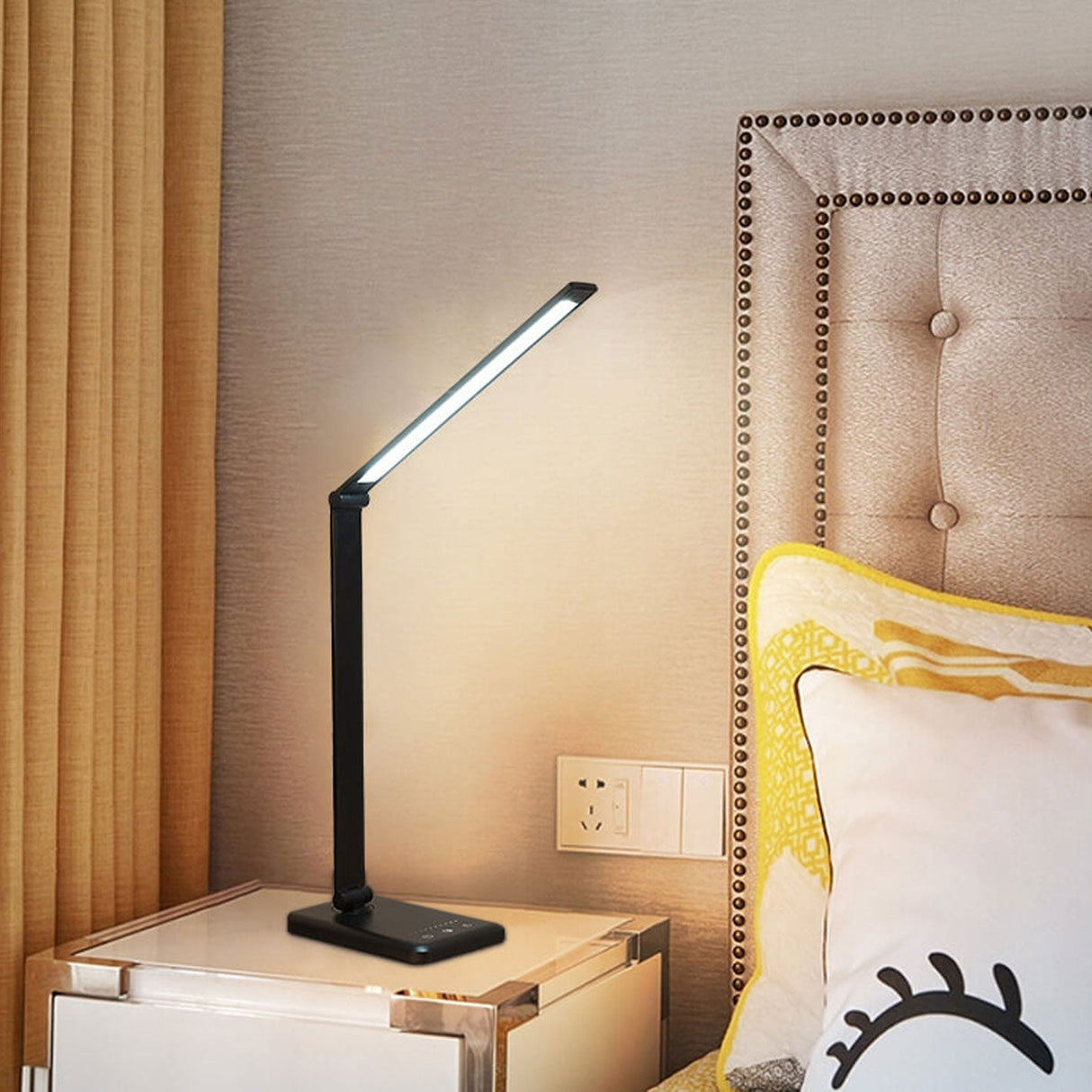 Hjemix | Nordisk Kreativ Foldbar Berøringsdimbar LED Skrivebordslampe
