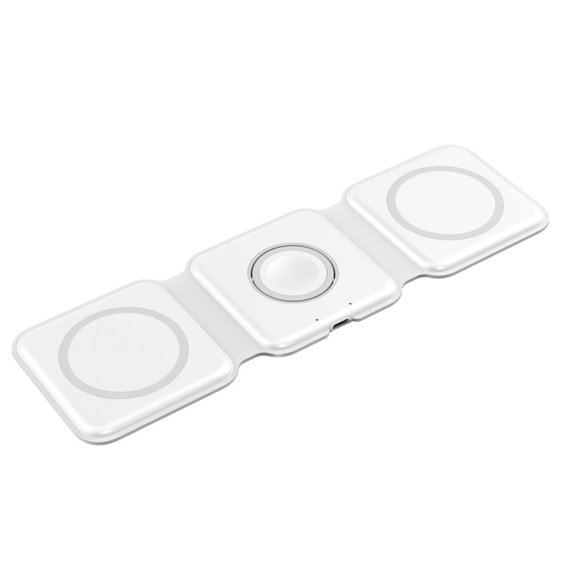 Hjemix | Faltbar 3-i-1 trådløs ladestasjon