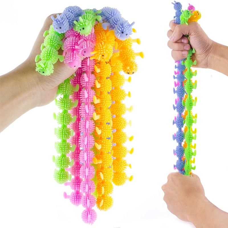 Hjemix | 16 Knots Caterpillar Stress Relief Toy