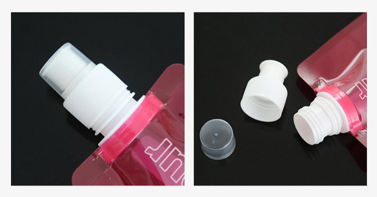 Hjemix | Bærbare flasker med karabinkrok – Enkle å bære sammenleggbare vannflasker