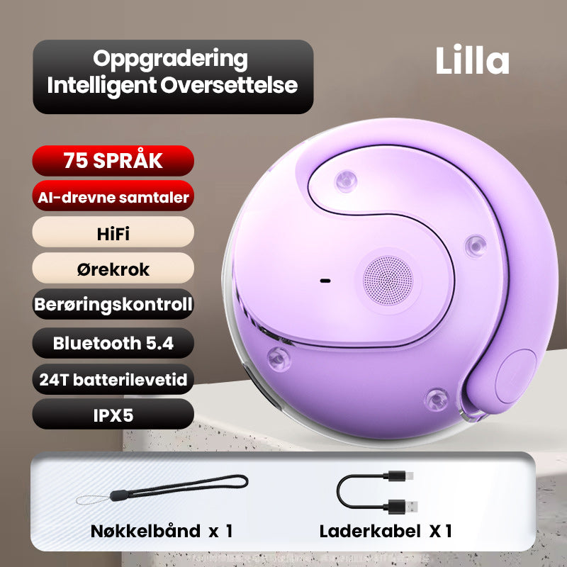 Hjemix | Smarte Trådløse Bluetooth Oversettelses Ørepropper