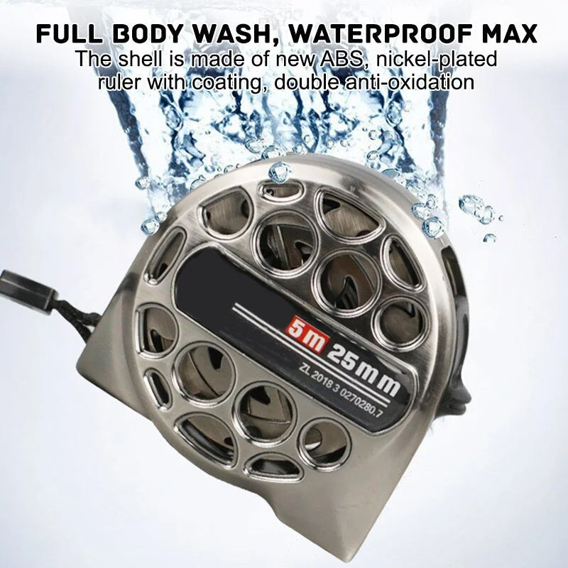 Hjemix | Rustfritt stål Anti-korrosjon Utvidbar metrisk linjal