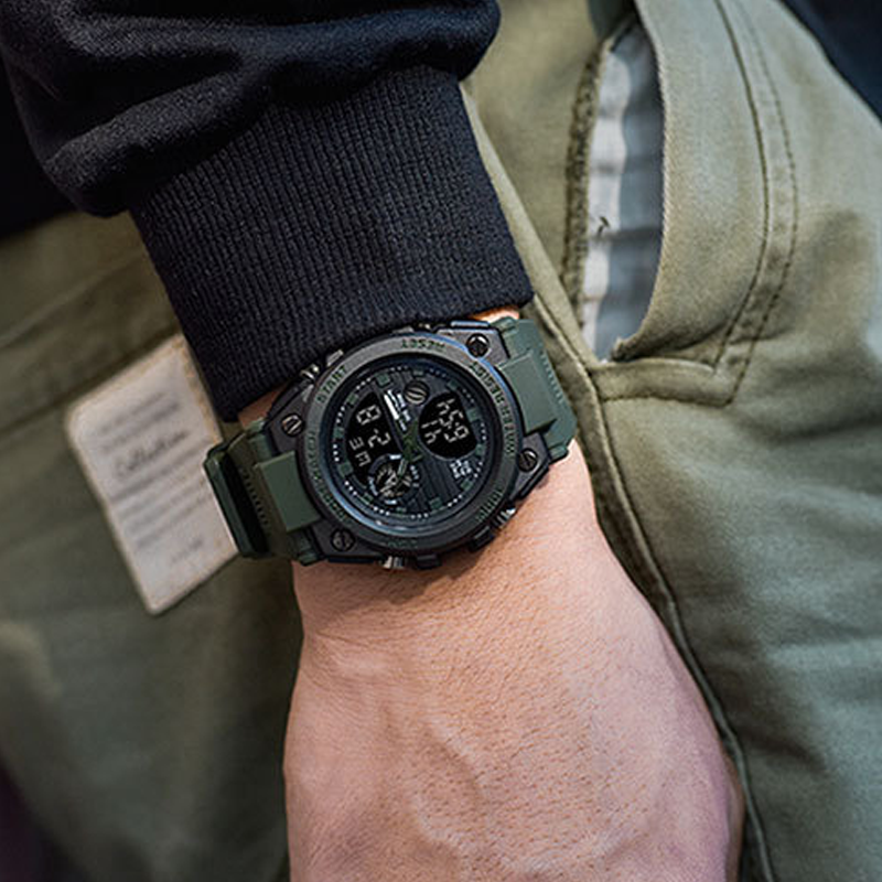 Hjemix | Menns dobbel funksjon vanntett lysende klokke