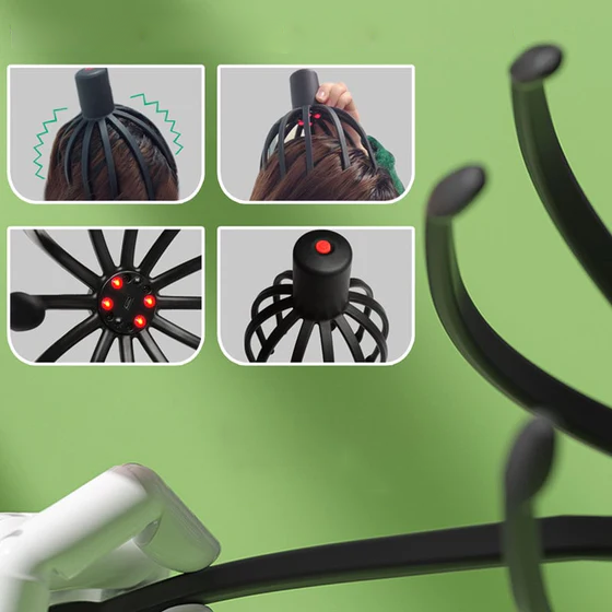 Hjemix | Octopus Head Massager