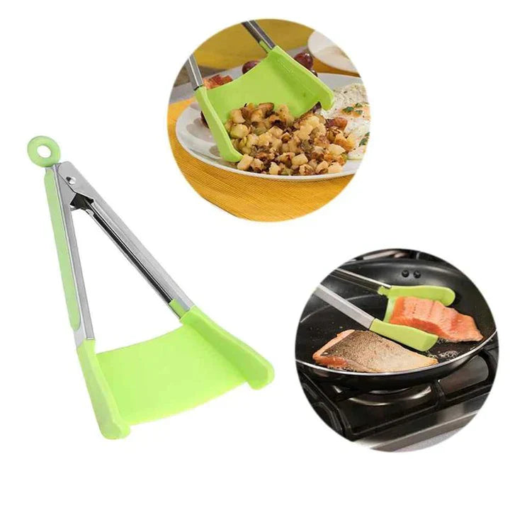 Hjemix | 2 i 1 kjøkken spatula og tang