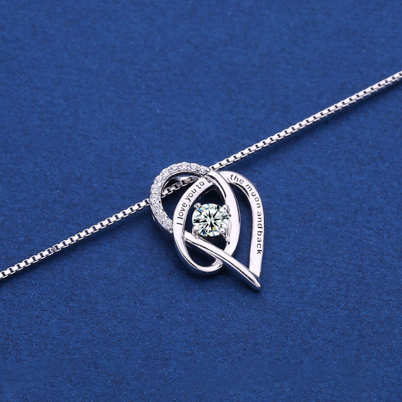 Hjemix | Bokstav Hjerte Halskjeder for Mamma