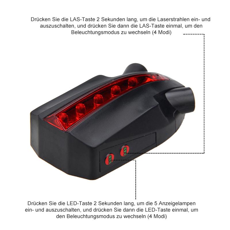 Hjemix | Sykkel Laser Prosjektor Baklys