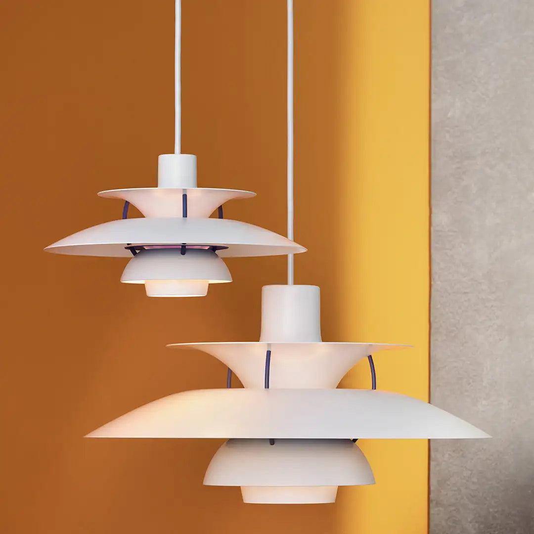 Hjemix | Moderne LED Taklampe Rund – Dimbar & Holdbar – Stilfull Belysning for Stue, Spisestue & Kontor