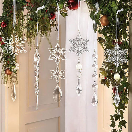 Hjemix | Jule Snøfnugg Ornamenter