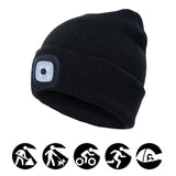 Hjemix | Avtagbar LED Hodelykt Beanie Lue