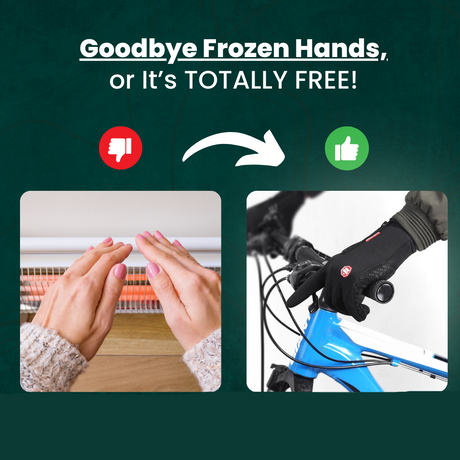 Hjemix | Vanntette Hansker: Termiske Hansker med Berøringsskjerm | Sykling, Golf, Raynauds, og Vintersport