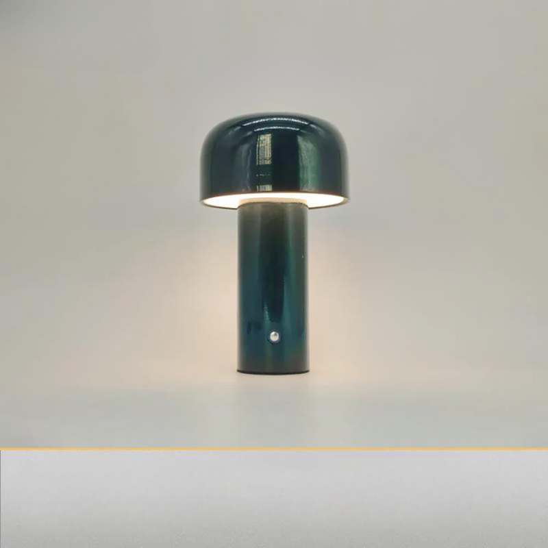 Hjemix | PowerMush Oppladbar LED Sopplampe | Ambientelys | Trådlamp for Hjemmet