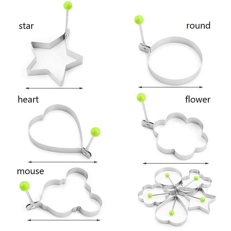 Hjemix | Rustfritt Stål Stekefrøeggformer