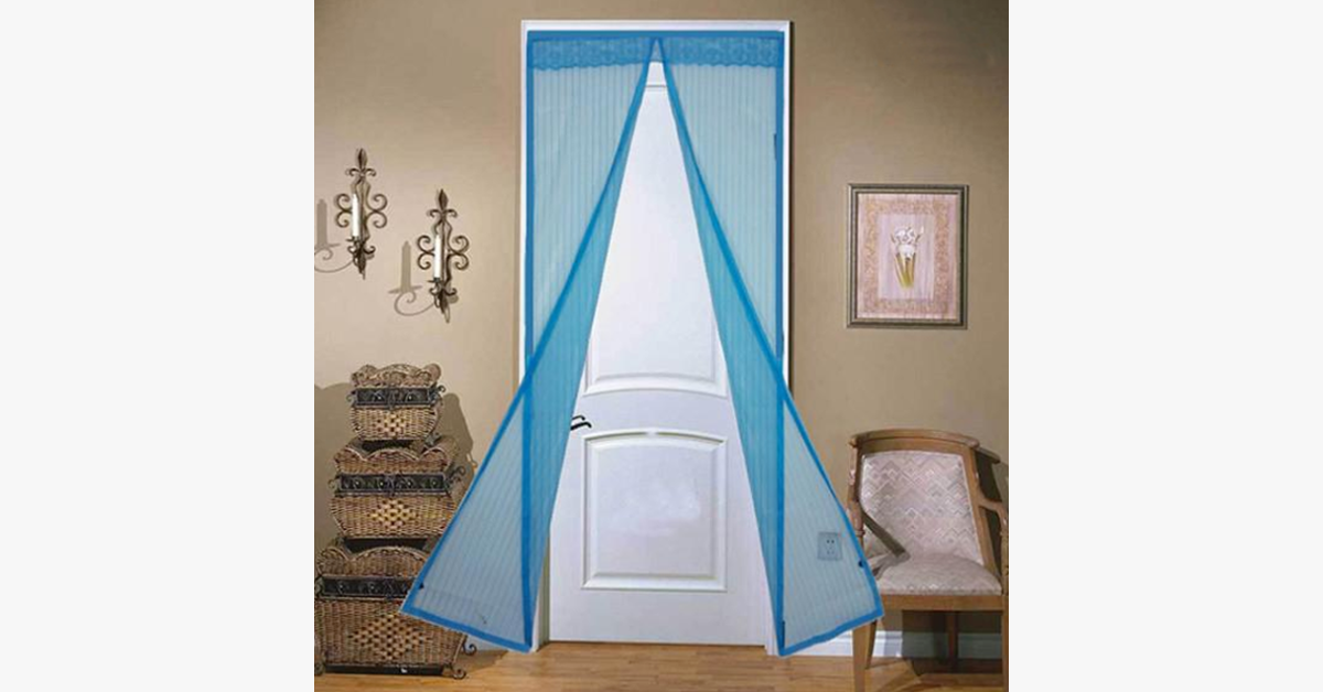 Hjemix | Magnetisk Mesh Insektbeskyttelsesdør - Din ultimate beskyttelse mot insekter denne sommeren!