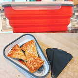 Hjemix | Sammenleggbar lufttett pizzabeholder