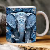 Hjemix | 3D Elefant Blomsterkopp