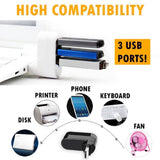 Hjemix | Mini roterbar 3-Port USB Hub