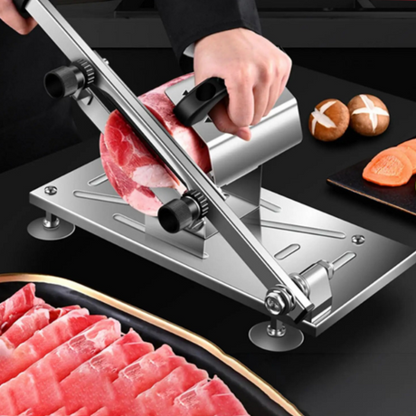 Hjemix | PrecisionSlice Kompakt Kjøkkenskjærer – Skarp & Presis Skjæreveiledning