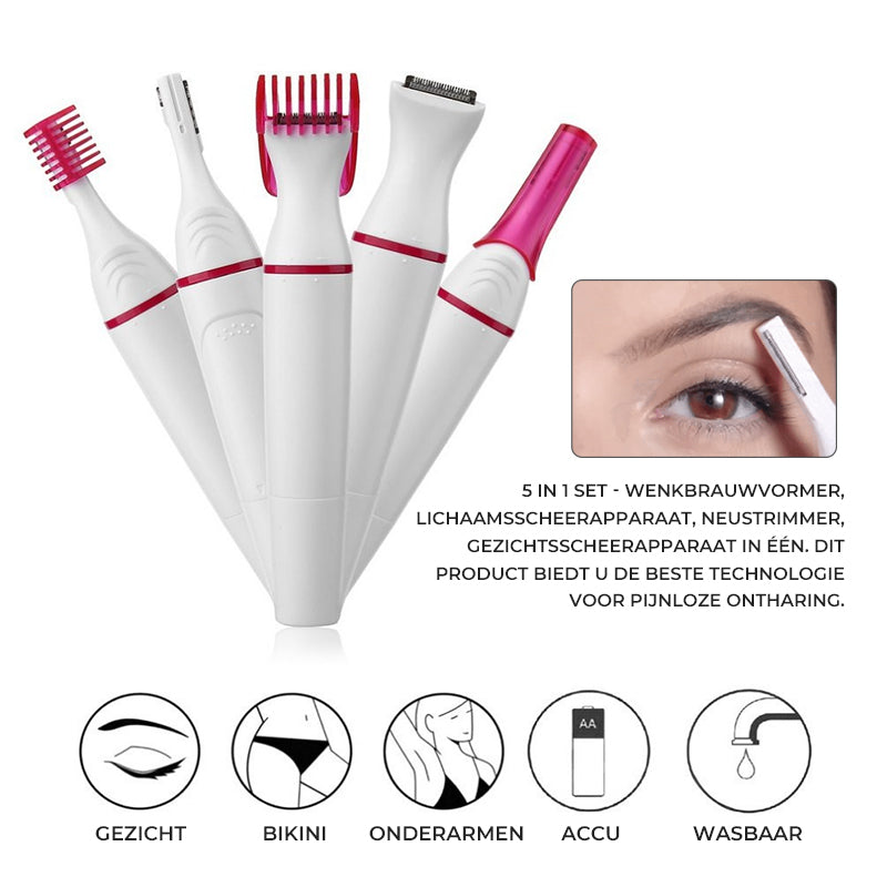 Hjemix | I 1 Oppladbar Epilator