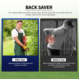 Hjemix | Ergonomisk Ugressdreper Håndtak Forlengelse Kantskjærer Trimmer Håndtak