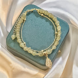 Hjemix | Hetian Jade Armbånd med Blad