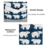 Hjemix | Sammenleggbar Bomull Tøymappen