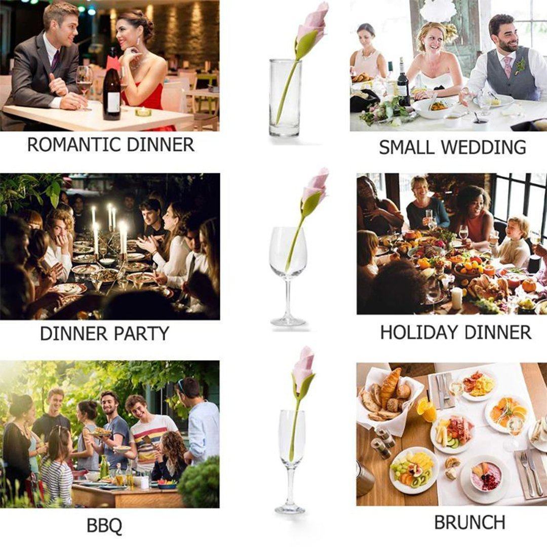 Hjemix | Bloom Serviett Holder for Bord (4 Deler)