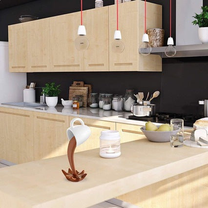 Hjemix | Flytende skrivebordsdekorative kaffekopp ornamenter