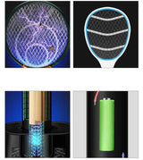 Hjemix | Elektrisk myggnett racket 2 i 1