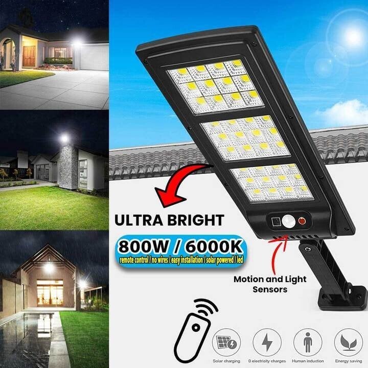 Hjemix | Solenergi LED lampe 6000K