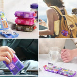 Hjemix | Reise Pille Organisator Boks (161 Etiketter for Tilpasning)