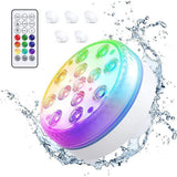 Hjemix | 4-Pack: Dekorative vanntette batteridrevne LED-lamper - 16 skiftende farger