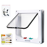 Hjemix | Faltedør med 4-vejs sikkerhedslås og katteklappetur